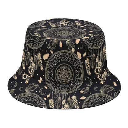 Vintage Native Dream Catcher Print Bucket Hat