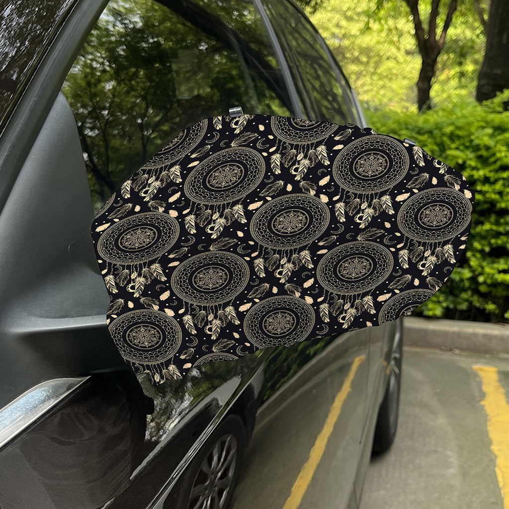 Vintage Native Dream Catcher Print Car Side Mirror Covers