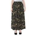 Vintage Native Dream Catcher Print Chiffon Maxi Skirt