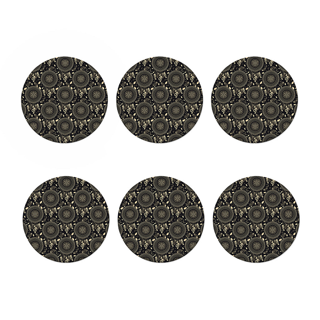 Vintage Native Dream Catcher Print Coaster Set