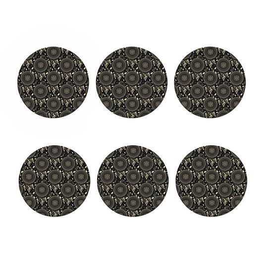 Vintage Native Dream Catcher Print Coaster Set