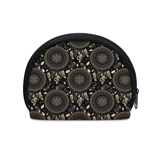 Vintage Native Dream Catcher Print Coin Purse
