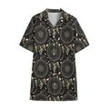 Vintage Native Dream Catcher Print Cotton Hawaiian Shirt
