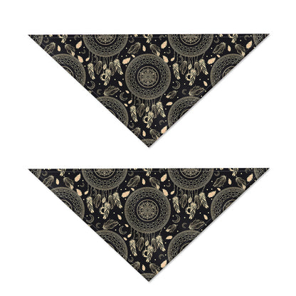 Vintage Native Dream Catcher Print Dog Bandana