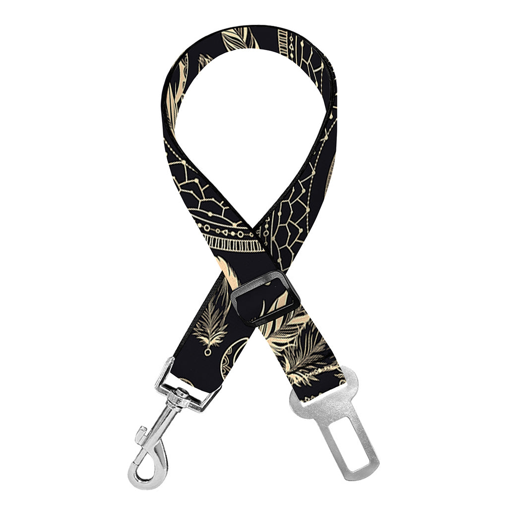 Vintage Native Dream Catcher Print Dog Seat Belt