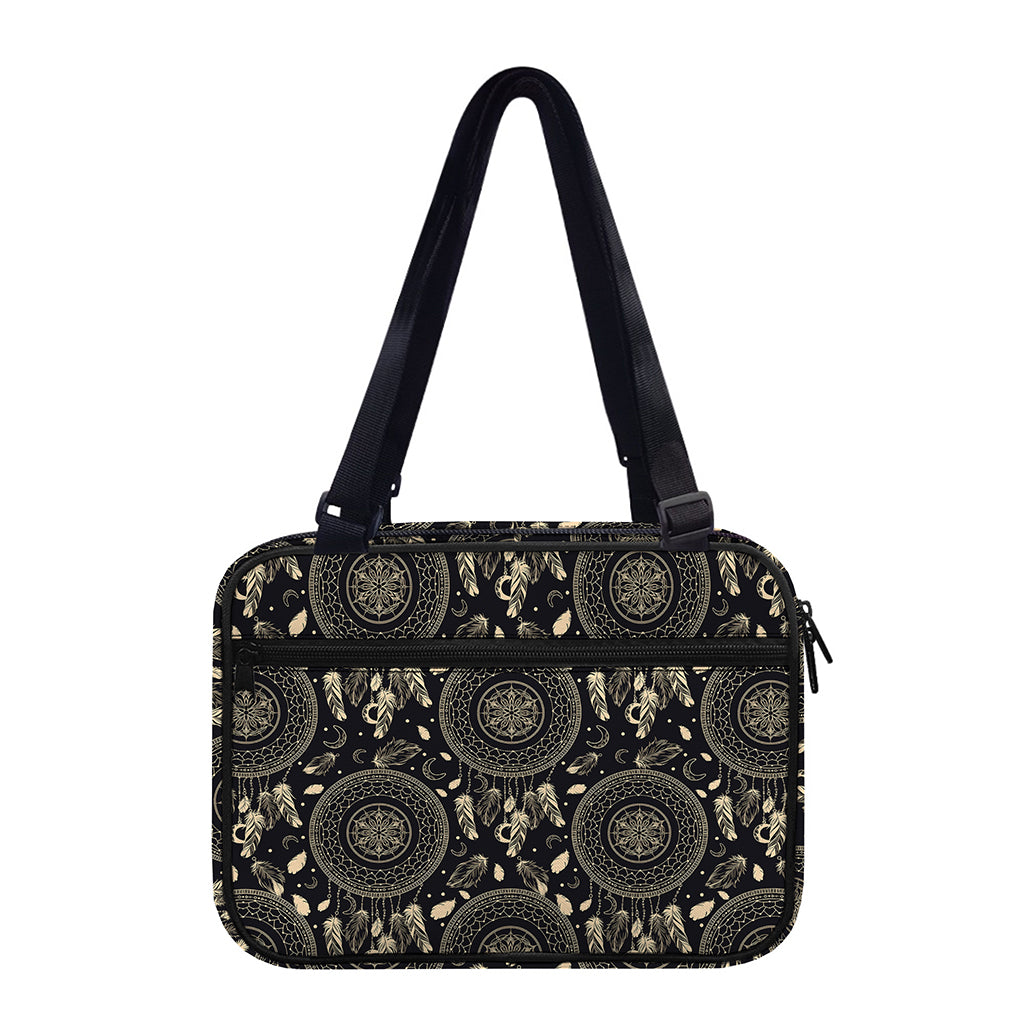 Vintage Native Dream Catcher Print Double Strap Bible Bag