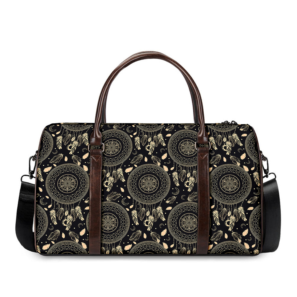 Vintage Native Dream Catcher Print Duffle Bag