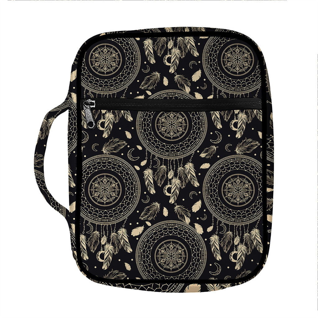 Vintage Native Dream Catcher Print Front Pocket Bible Bag