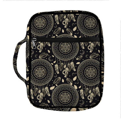 Vintage Native Dream Catcher Print Front Pocket Bible Bag