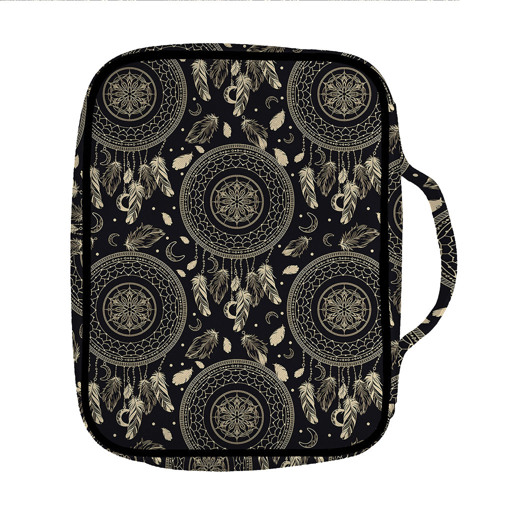 Vintage Native Dream Catcher Print Front Pocket Bible Bag