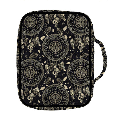 Vintage Native Dream Catcher Print Front Pocket Bible Bag