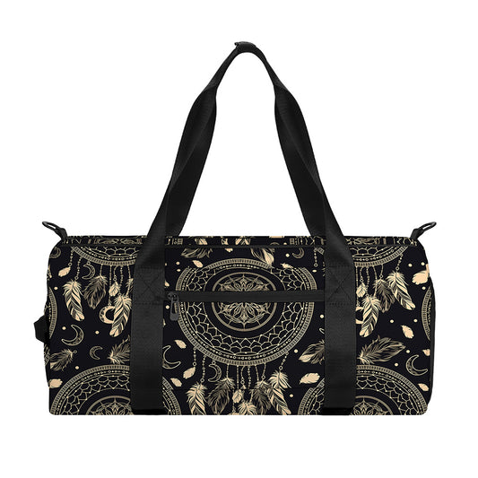 Vintage Native Dream Catcher Print Gym Bag