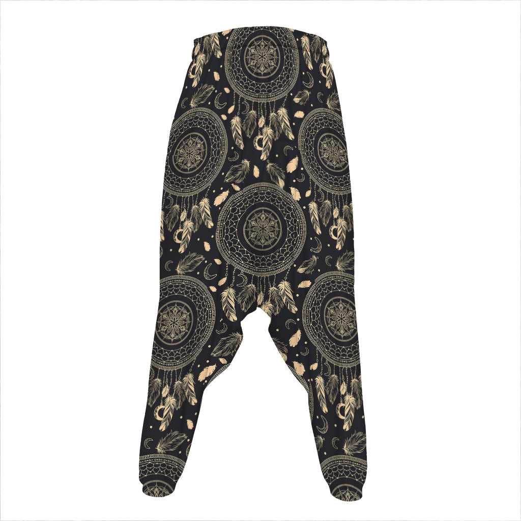 Vintage Native Dream Catcher Print Hammer Pants
