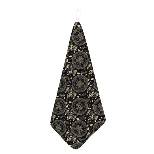 Vintage Native Dream Catcher Print Hand Towel