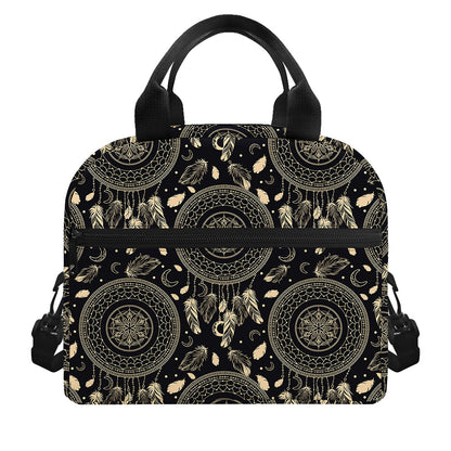 Vintage Native Dream Catcher Print Insulated Lunch Bag