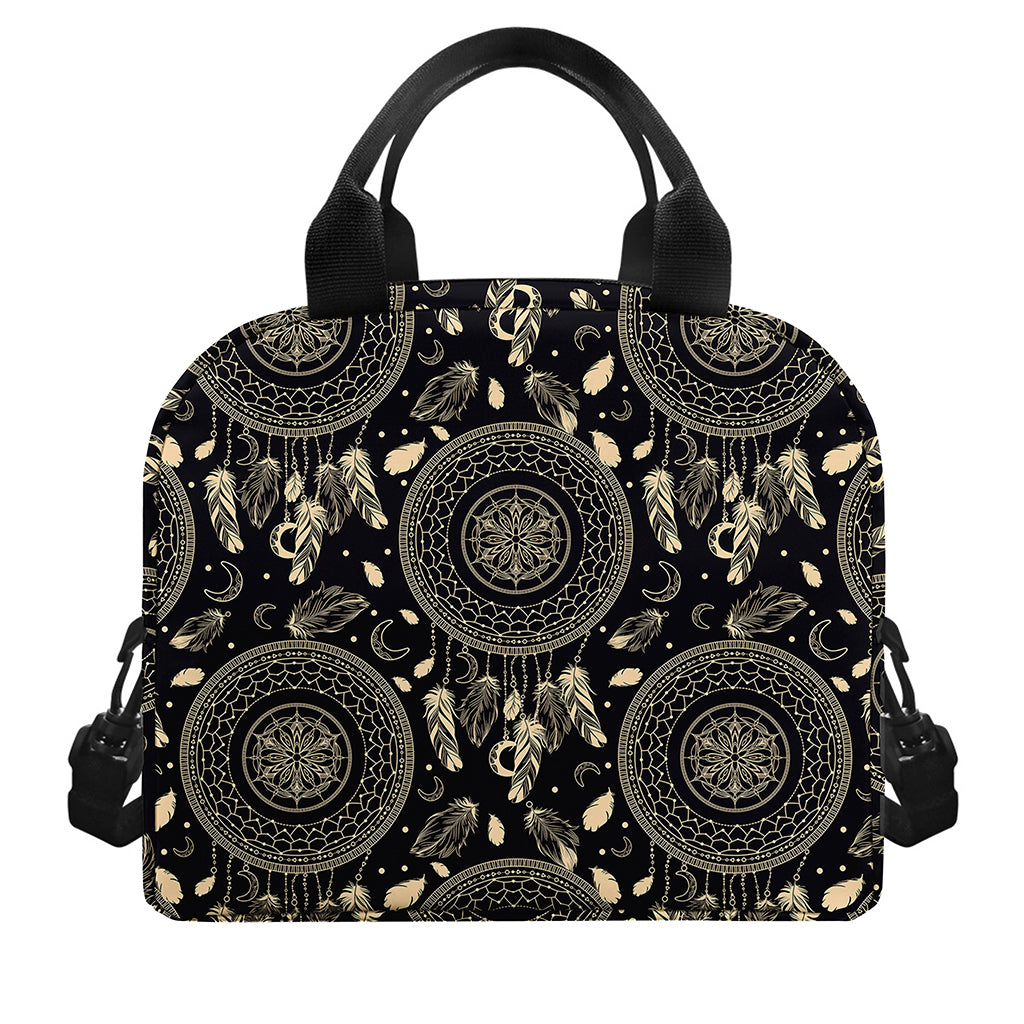Vintage Native Dream Catcher Print Insulated Lunch Bag