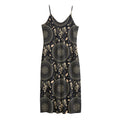 Vintage Native Dream Catcher Print Jersey Midi Cami Dress