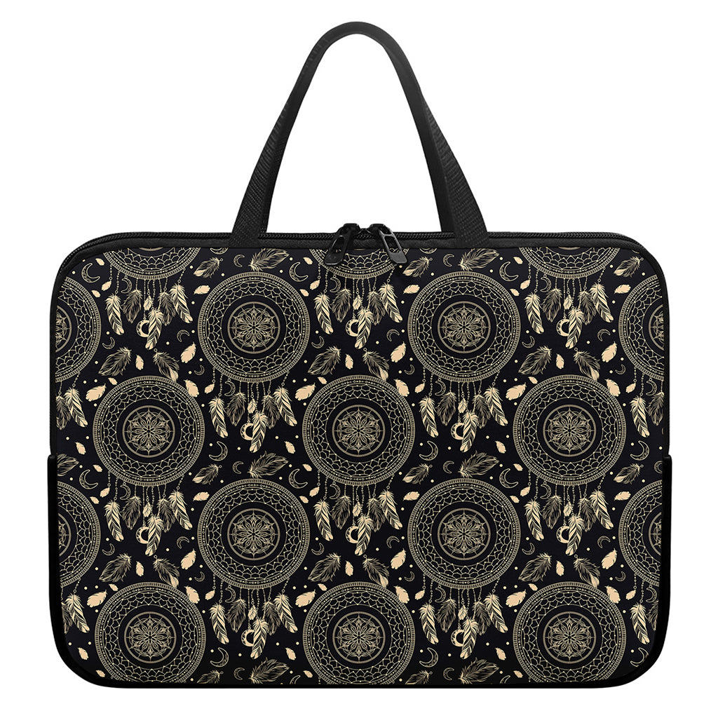Vintage Native Dream Catcher Print Laptop Sleeve With Handle