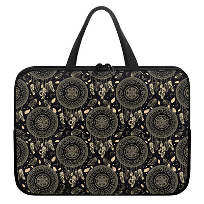 Vintage Native Dream Catcher Print Laptop Sleeve With Handle