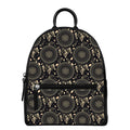 Vintage Native Dream Catcher Print Leather Backpack