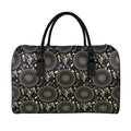 Vintage Native Dream Catcher Print Leather Duffel Bag