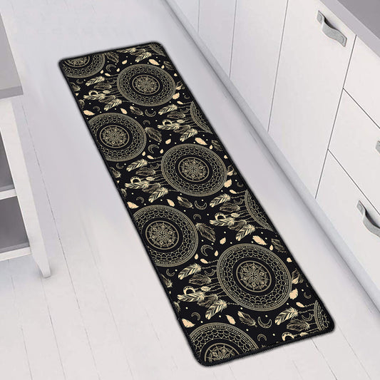 Vintage Native Dream Catcher Print Long Kitchen Mat