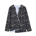 Vintage Native Dream Catcher Print Long Sleeve Short Coat