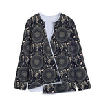 Vintage Native Dream Catcher Print Long Sleeve Short Coat