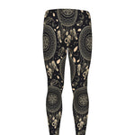 Vintage Native Dream Catcher Print Men's leggings
