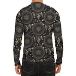 Vintage Native Dream Catcher Print Men's Long Sleeve Rash Guard