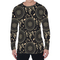 Vintage Native Dream Catcher Print Men's Long Sleeve T-Shirt