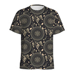 Vintage Native Dream Catcher Print Men's Sports T-Shirt
