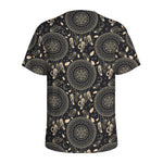 Vintage Native Dream Catcher Print Men's Sports T-Shirt