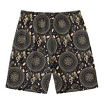 Vintage Native Dream Catcher Print Men's Swim Trunks