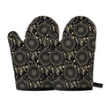 Vintage Native Dream Catcher Print Oven Mitts