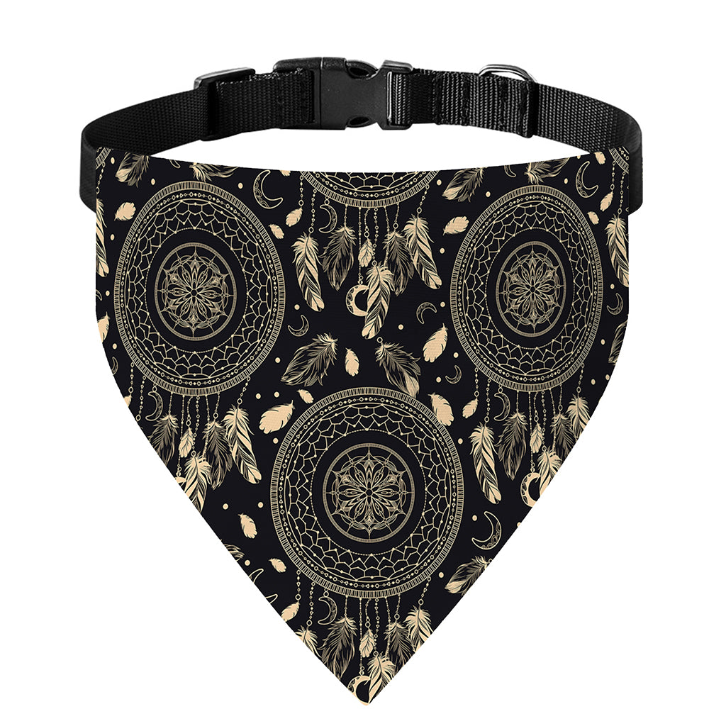 Vintage Native Dream Catcher Print Over The Collar Dog Bandana