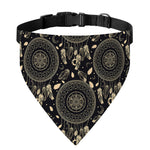Vintage Native Dream Catcher Print Over The Collar Dog Bandana