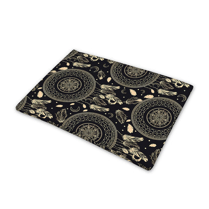 Vintage Native Dream Catcher Print Pet Cooling Mat Cover