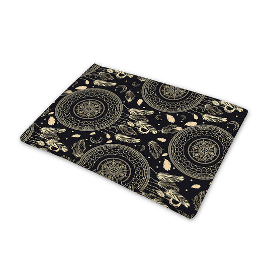 Vintage Native Dream Catcher Print Pet Cooling Mat Cover