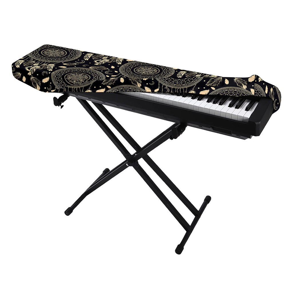 Vintage Native Dream Catcher Print Piano Keyboard Cover