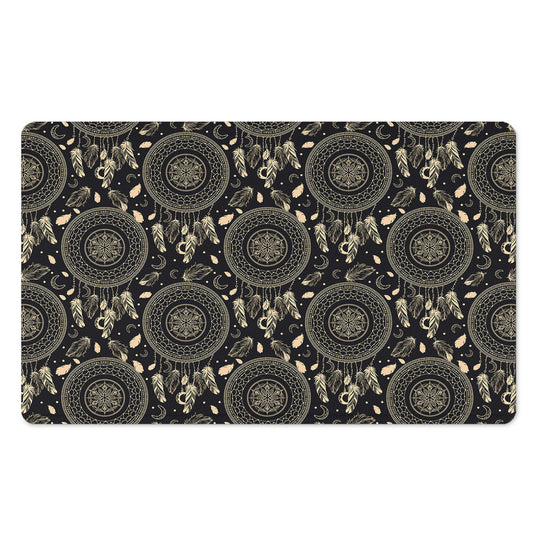 Vintage Native Dream Catcher Print Polyester Doormat