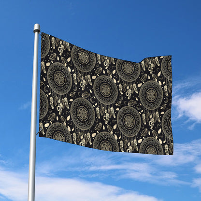 Vintage Native Dream Catcher Print Polyester Flag