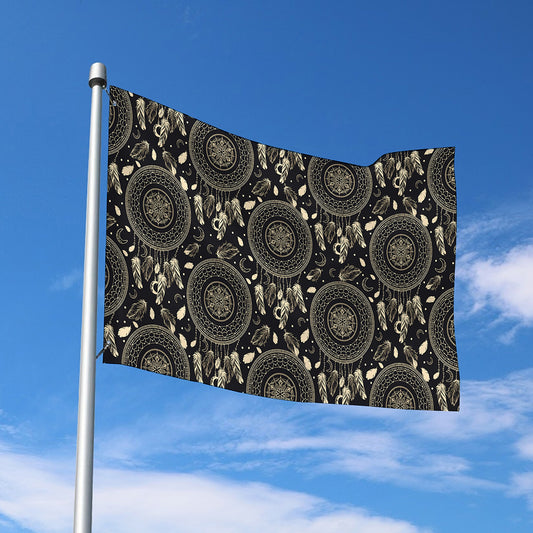 Vintage Native Dream Catcher Print Polyester Flag