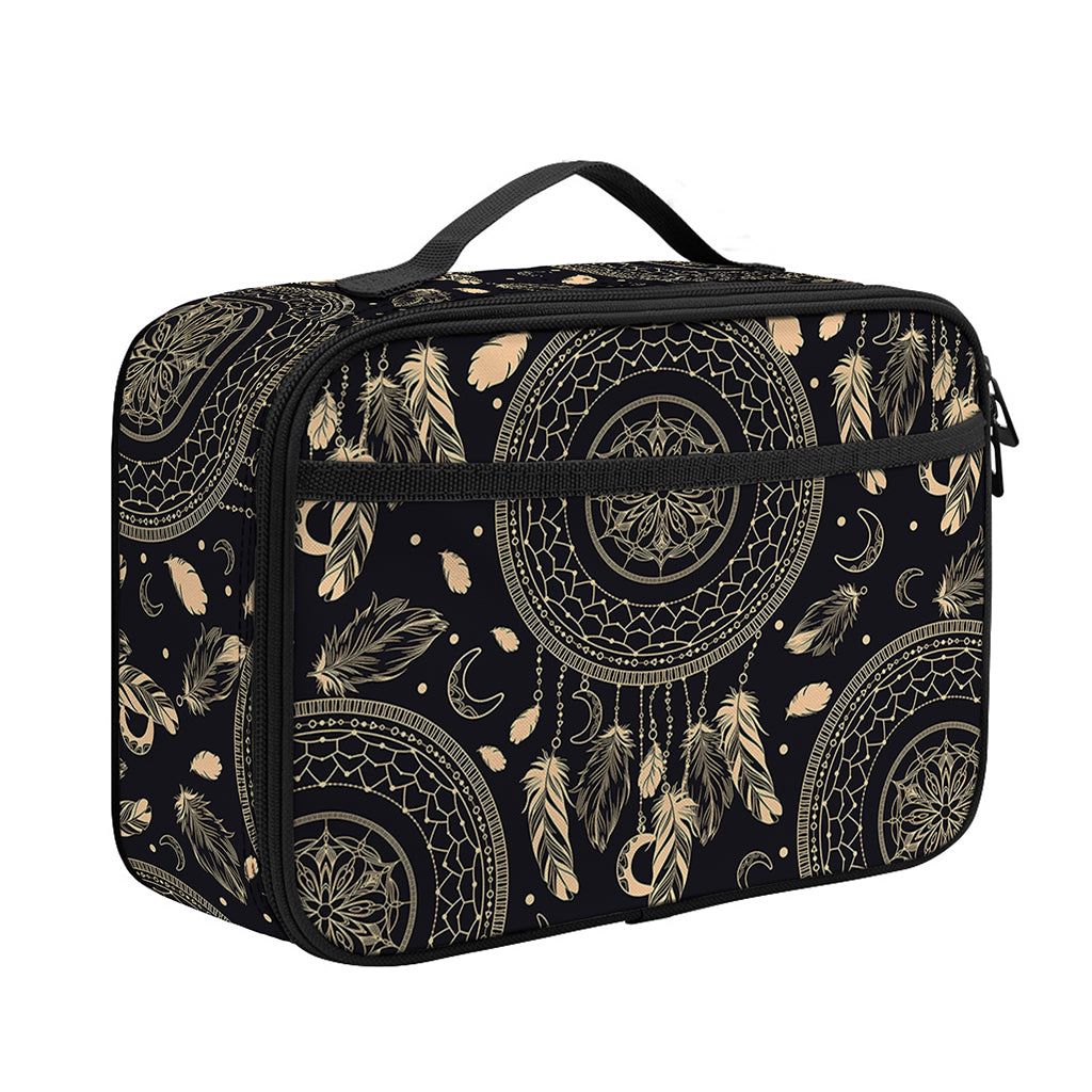 Vintage Native Dream Catcher Print Portable Lunch Bag