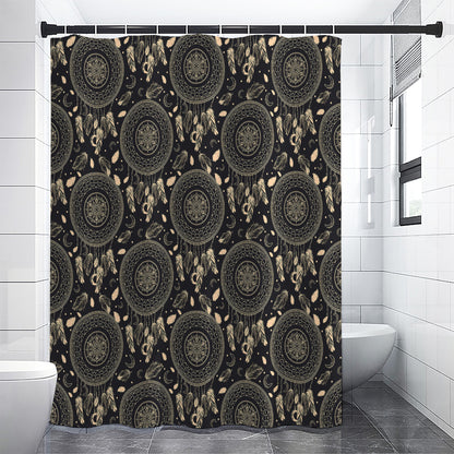 Vintage Native Dream Catcher Print Premium Shower Curtain