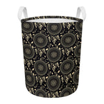 Vintage Native Dream Catcher Print Round Laundry Basket