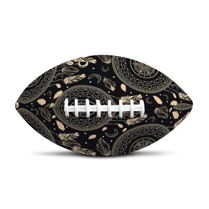 Vintage Native Dream Catcher Print Rugby Ball