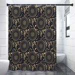 Vintage Native Dream Catcher Print Shower Curtain