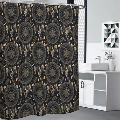 Vintage Native Dream Catcher Print Shower Curtain