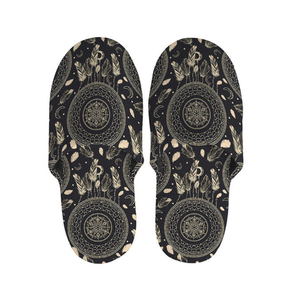 Vintage Native Dream Catcher Print Slippers